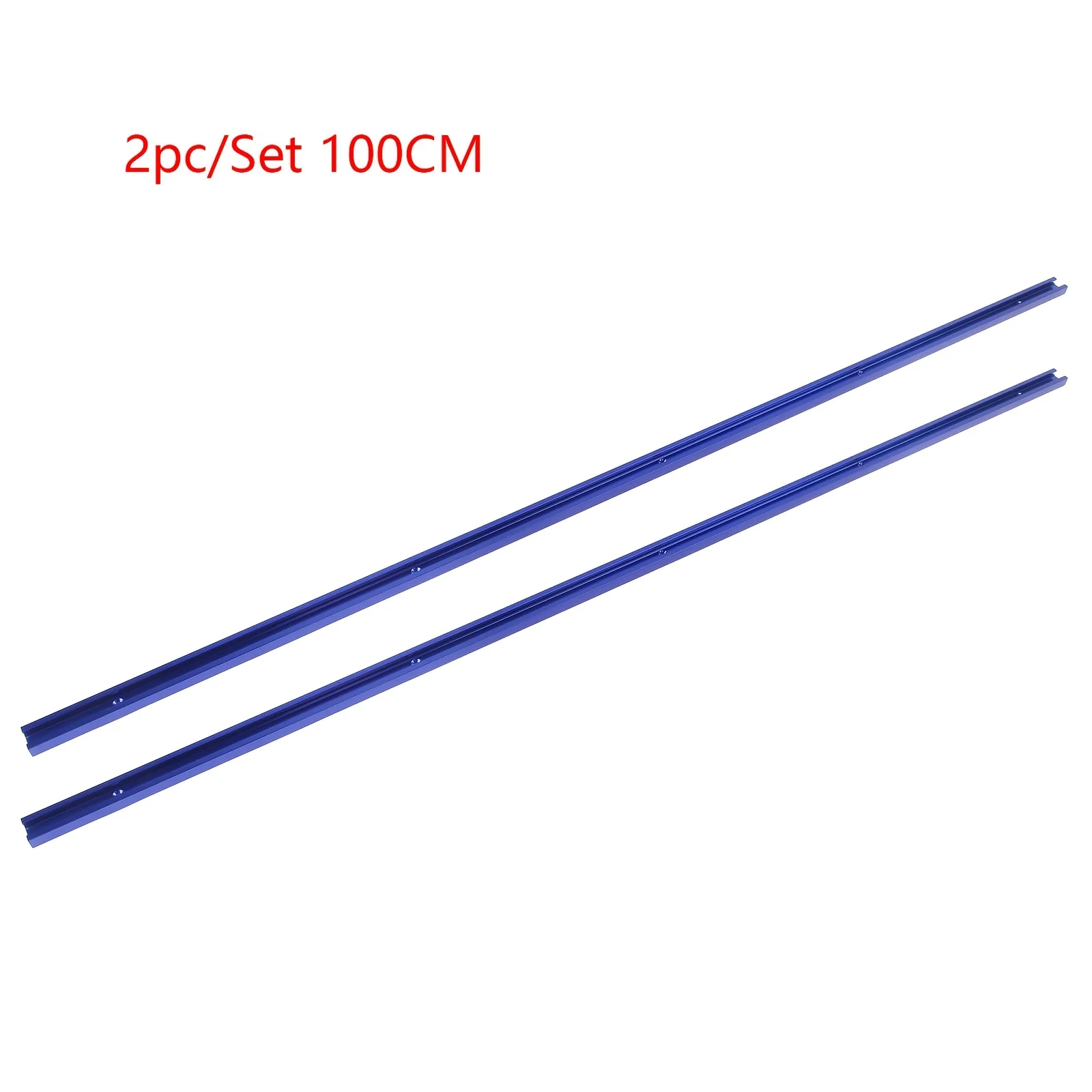 2Pcs 100CM Woodworking Chute Rail 19x9.5mm T-track T-slot Miter Track Jig T Screw Fixture Slot Table Saw Router Table DIY Tools