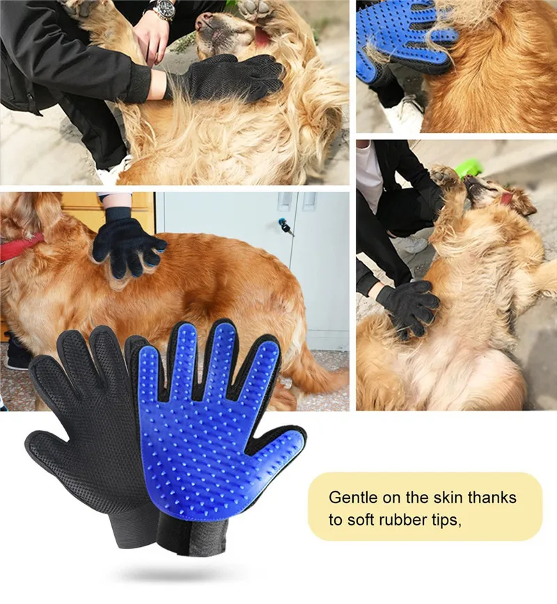 Cat gloves Pet Cat Self Grooming shedding Dog brush Glove Dog Bath Cat cleaning Supplies Dog Accessories Pet Glove