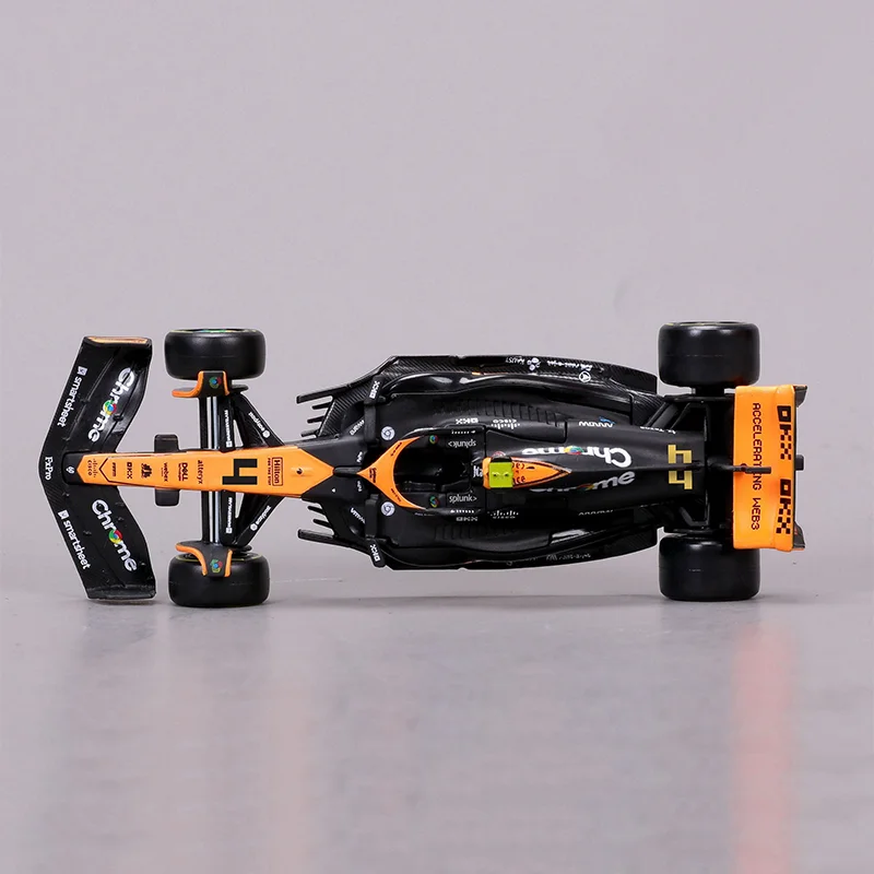 In Stock New Bburago 1:43 Singapore Grand Prix Mclaren Mcl60 Alloy Miniature Diecast Model #4 #81 Mcl60 F1 Car Model Toys Gift