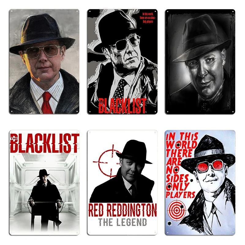 Металлическая вывеска Raymond Red Reddington, кинотеатр, гостиная, кухня, печать, настенная табличка Raymond, жестяная вывеска, плакаты