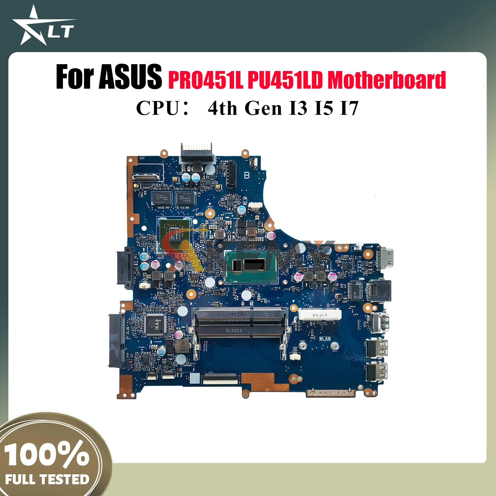 

Материнская плата для ноутбука PU451LD для ASUS VivoBook PRO451L PU451LD PU451L, материнская плата для ноутбука с процессором I3 I5 I7, 100% тестирование, ОК, быстрая доставка
