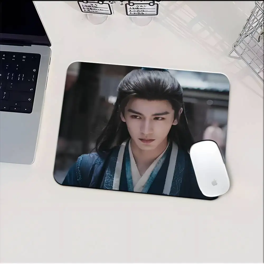 Chasing Jade Zhang Linghe Tian Xiwei Mousepad Small LockEdge Mouse Pad For Gamers Computer Desk Pad Rectangular Anti-slip Rubber