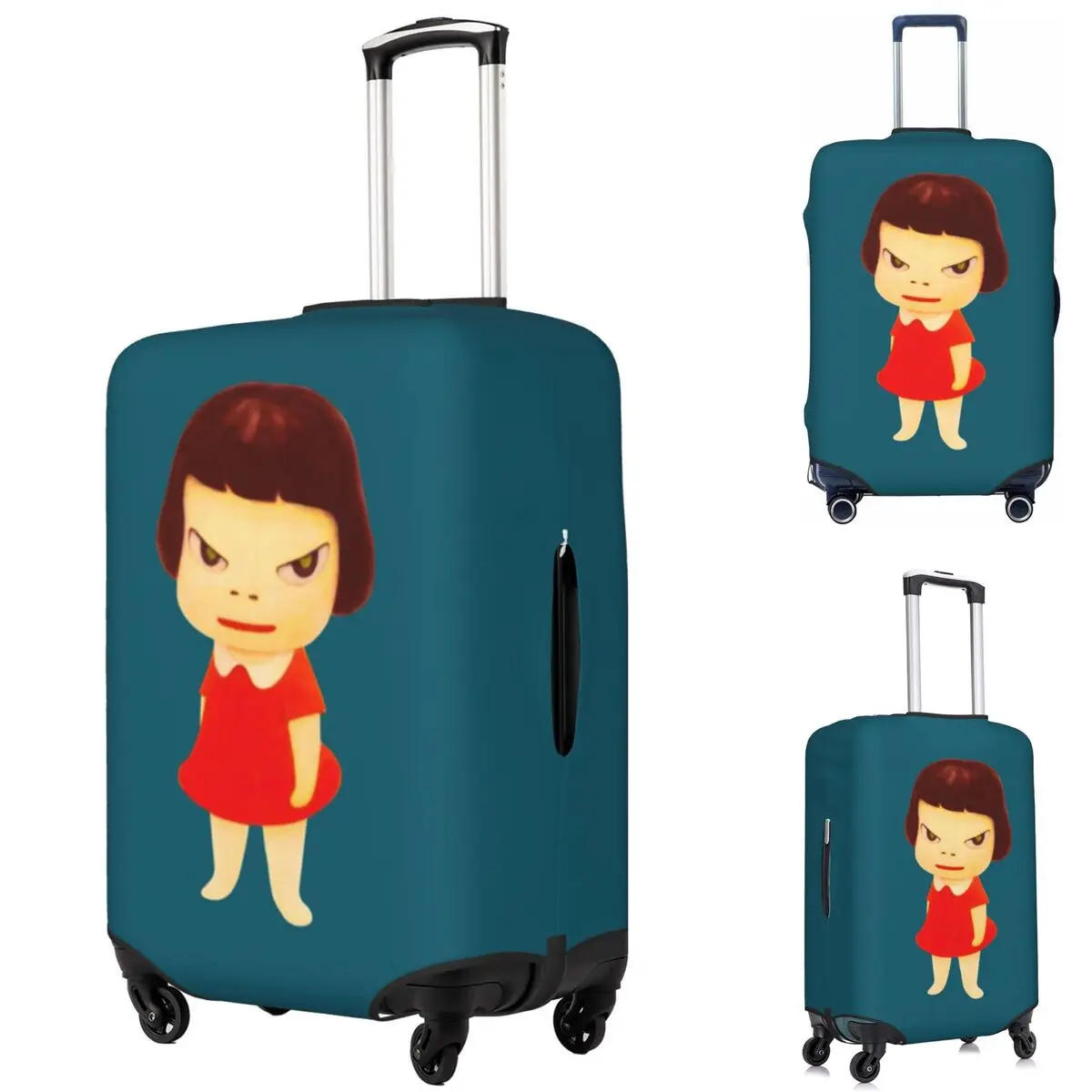 

Yoshitomo Nara Suitcase Cover Protection Elastic Travel Luggage Protector Covers for 18-32 Inch