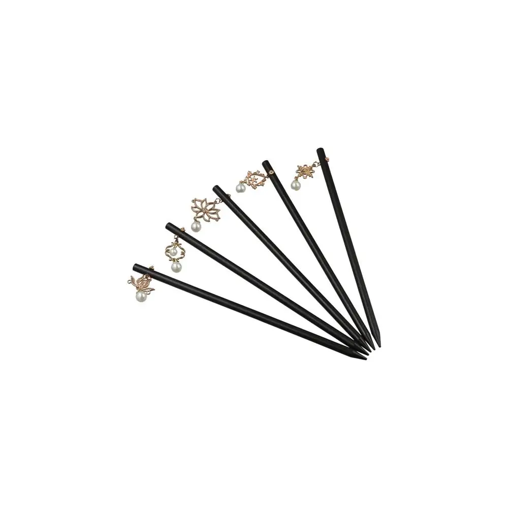

Hair Sticks For Girls Braided Hairpins Pearl Tassel Chinese Hair Fork Wooden Hair Sticks Korean Hair Clip Women Hanfu Hairpins