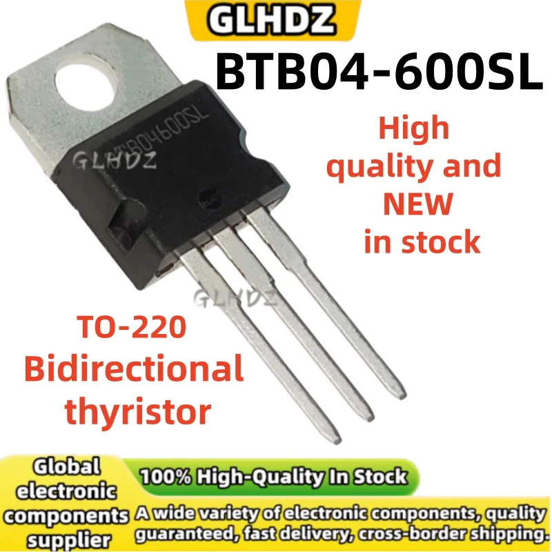 10PCS-30PCS BTB04-600SL TO-220 Bidirectional thyristor High quality and NEW in stock