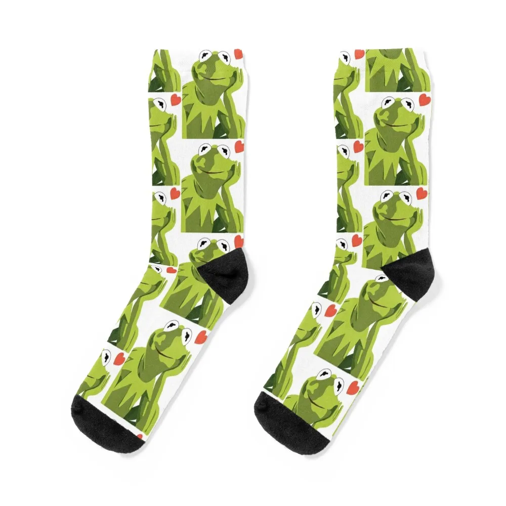 Носки Kermit, забавный подарок для спортзала, рождественский подарок, зимние подарки, мужские носки, женские