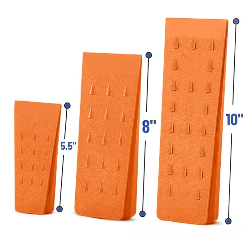 Logging special wedge chainsaw chain saw accessories 5.5 + 8 + 10 inch three-piece set, logging garden tools