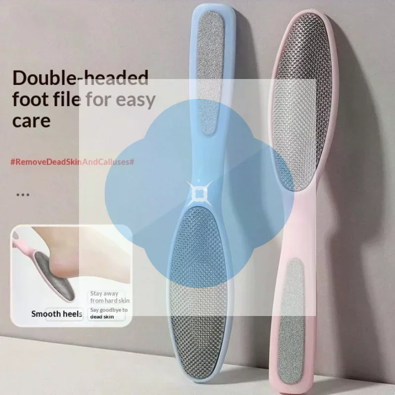 1Pcs Double Headed Foot File With Dual Grinding Surfaces Removes Dead Skin And Calluses For Home Pedicure Daily Foot Care