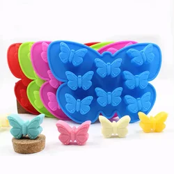 8 schmetterling Kuchen Form Silikon Schokolade Süßigkeiten Back Formen Schmetterling Form Ice Cube Tray für Backen Kuchen Seife Brot Muffin form