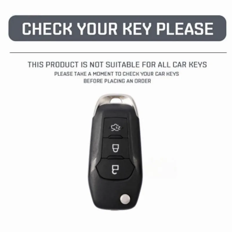 For Ford Fusion Fiesta Escort Mondeo Everest Ranger S-Max Kuga 2 TPU Car Folding Key Case Shell Bag Cover Keychain Key Protector