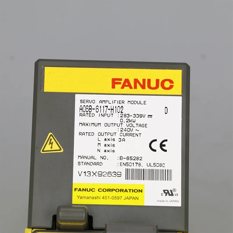 A06B-6117-H102 Used tested ok Fanuc Servo Drive For CNC Machine A06B 6117 H102