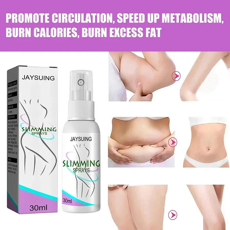 Fat Burning Liquid Spray Fat Burning Body Shaping Curves Firms Arms Thighs Belly Improves Elasticity Smooth Skin Slimming