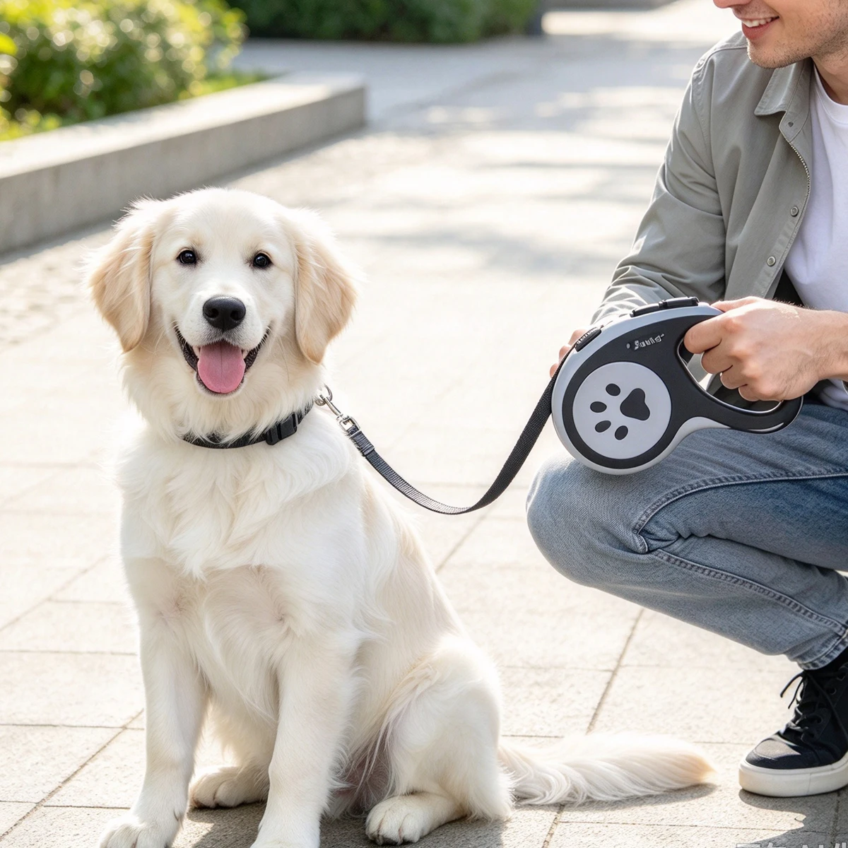 Telescopic Traction Rope Dog Supplies Roulette Leash for Dogs Retractable Women Tow Long Pets Accessories Pet Large Extendable