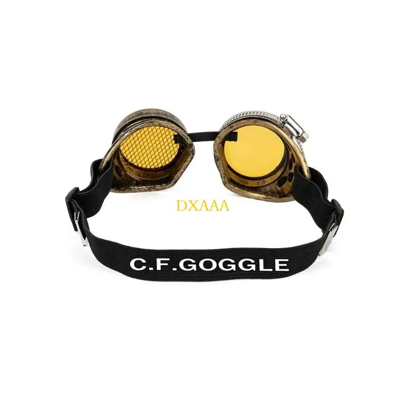 DXAA Mens Halloween Cosplays Costumes Glasses Gothic Glasses Punk Glasses Cyber Goggles Vintage Sunglasses Steampunk Goggles