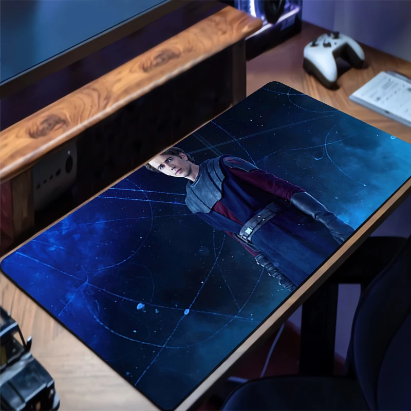 

Mouse Pad Desk Mat Anime Play Mat Gaming S-star W-wars Anakin Skywalker Mousepad Speed Computer and Office Gamer Keyboard Pad