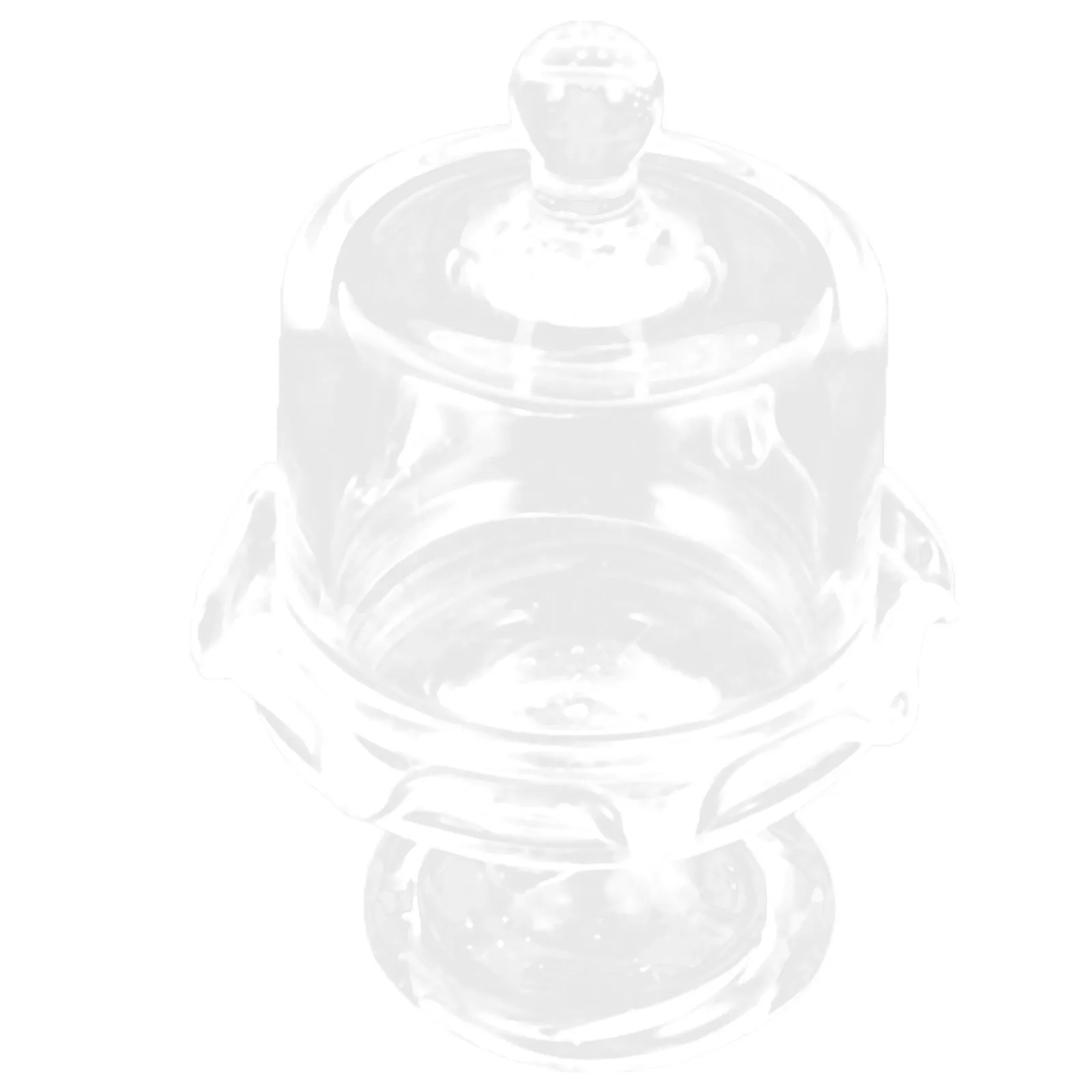 

Mini Cake Cover Transparent Glass Small Cake Holder Mini House Decor Accessory Miniature Crafts Dessert Display Tray
