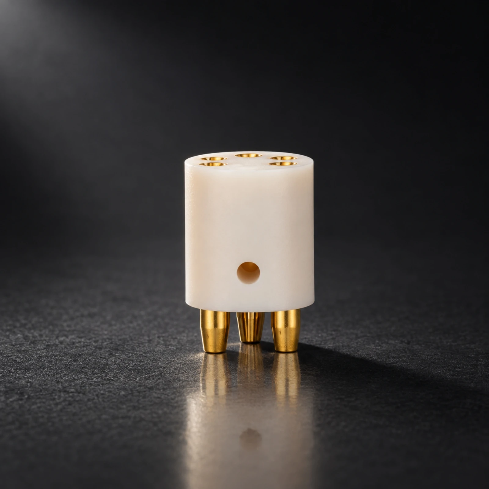 Tonearm Connector Metal Conductor LP Turntable Tonearm Wiring Connector Five-Pin DIN Female Plug Seat Audiophile-Grade