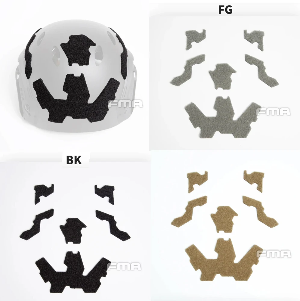 TB1488 Taktischer praktischer Helm DIY Magic Sticker FMA FTHS Universal Helm Loop Pattern Kit