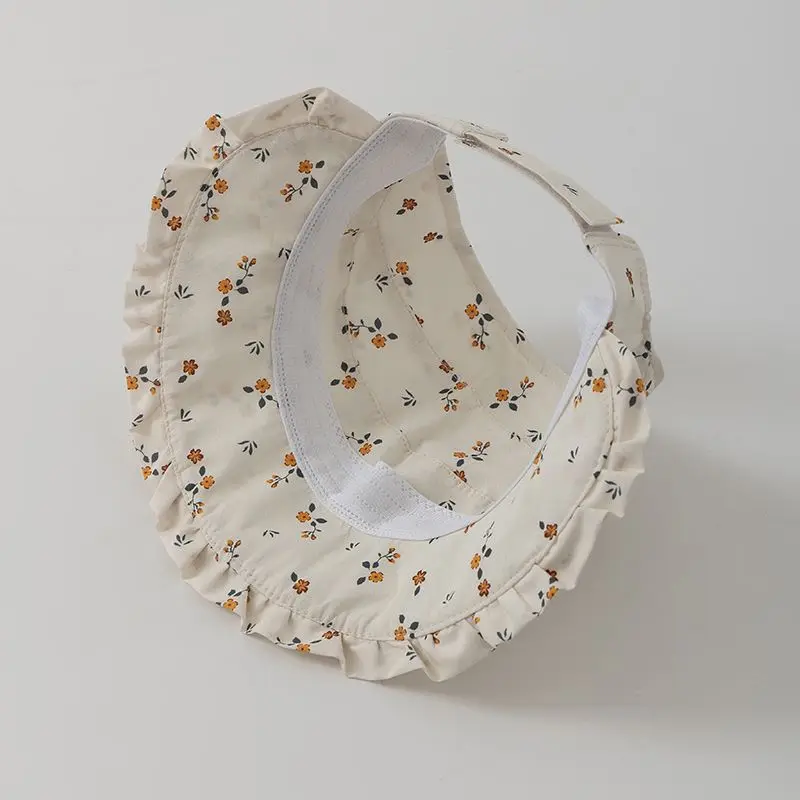 Princess Style Baby Sun Protection Hat Thin Breathable Spring Autumn Fisherman Cap Cute Cool Hat Newborn Infant Headwear view 5