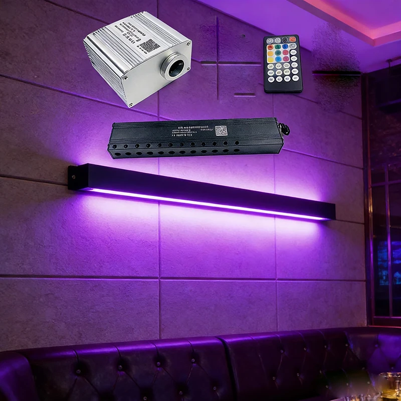 Optic Star Light Kit Smart app Car Roof Starry Twinkle RGBW Fiber Meteor sky Ceiling Shooting LED Combination lamp Cable Effect