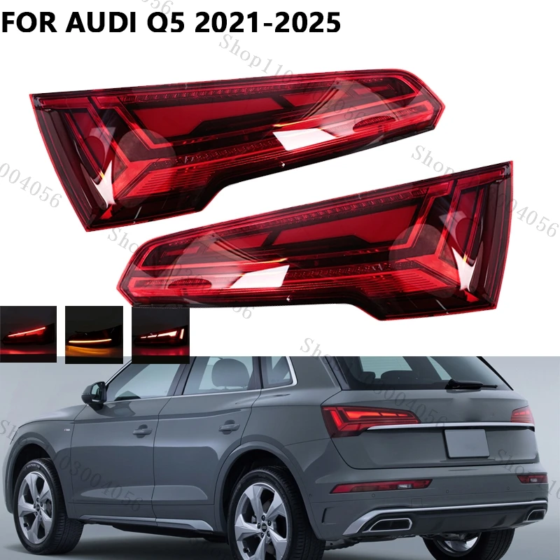 Car Rear Tail Light For AUDI Q5 2021 2022 2023 2024 2025 Taillight Brake Light Reversing Lamp 80A945075B 80A945076B