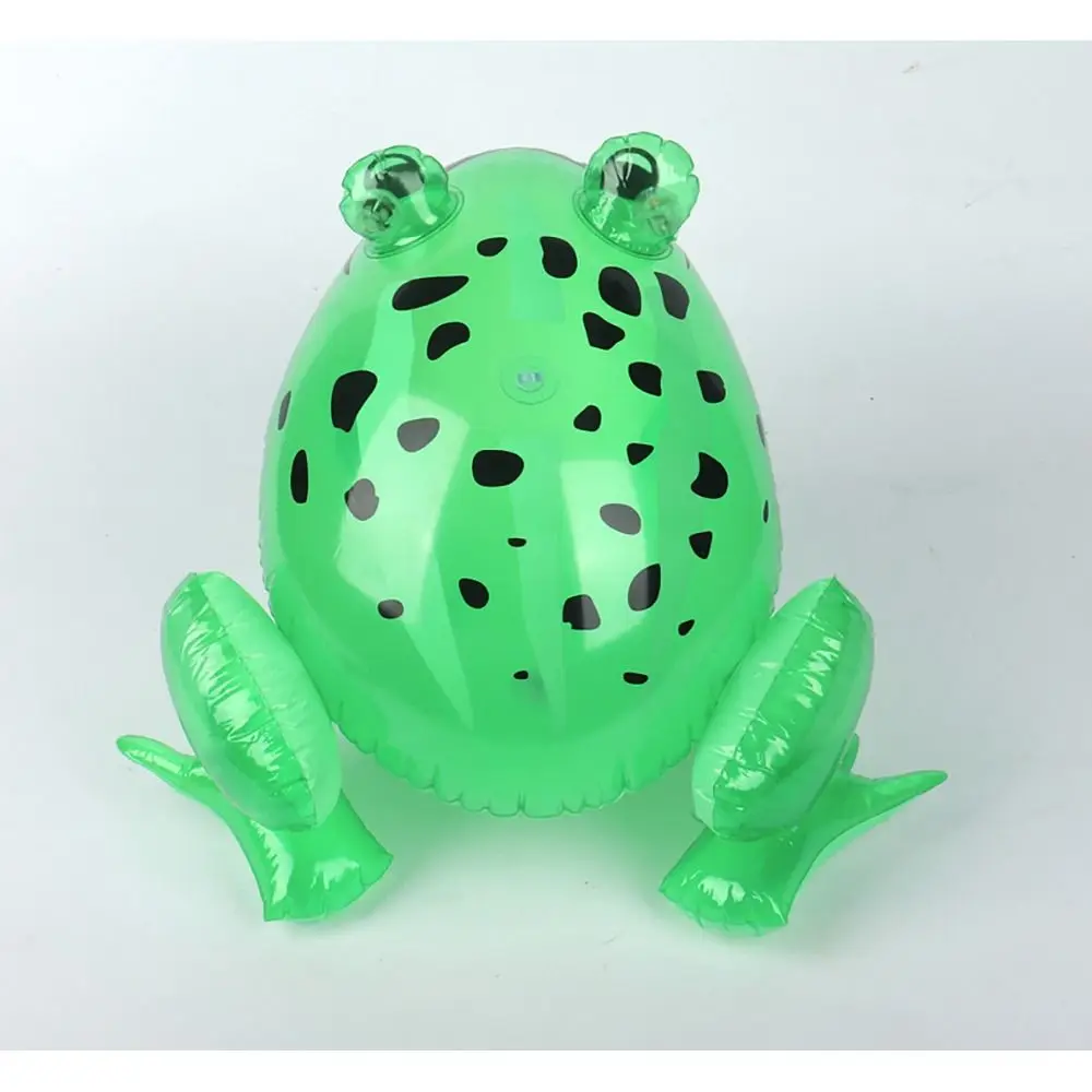 3Pcs Cute Animal Green Frog Balloon With Flashing Light Glowing Frog Cub Balloon Animal DIY Inflatable Toy Children Kid