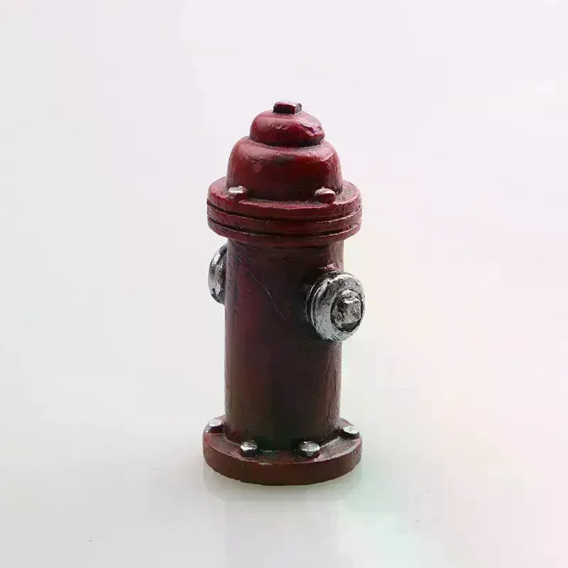 Resin Figure Mental Psychological Sand Table Game Box Court Therapy Fire Hydrant Decorative Home Ornaments Mini