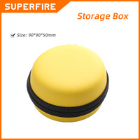 SUPERFIRE Storage Box Yellow Suitable for Headlamp HL23 HL05 HL05-S HL16 HL75 (Black Headlight Belt For TH04)