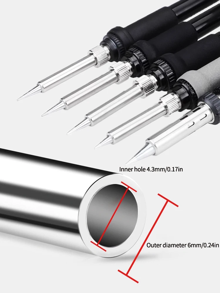 Multifunktionales Lötkolbenkopf-Set Geeignet für Verschiedene Schweißszenarien Elektronik-Reparatur Lötkopf-Kombination – Detail 7