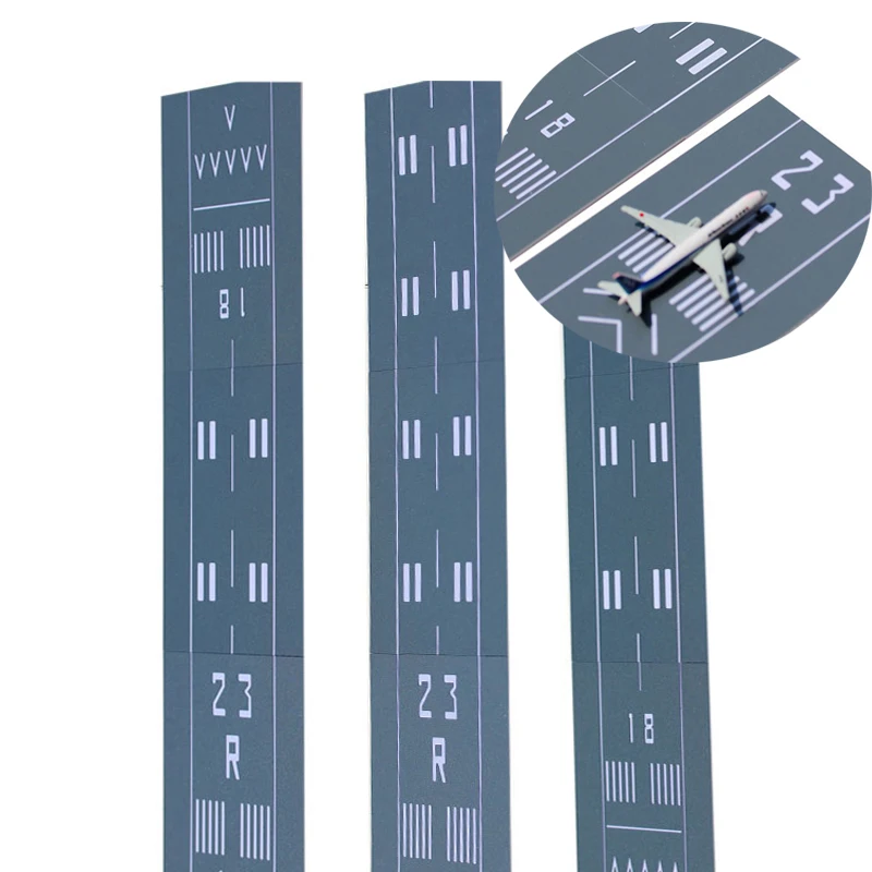Modelo de 10x15cm, plataforma de pasarela de avión de pasajeros en miniatura, fondo de despegue y aterrizaje de vuelo Civil para modelado Diy, 1 ud.