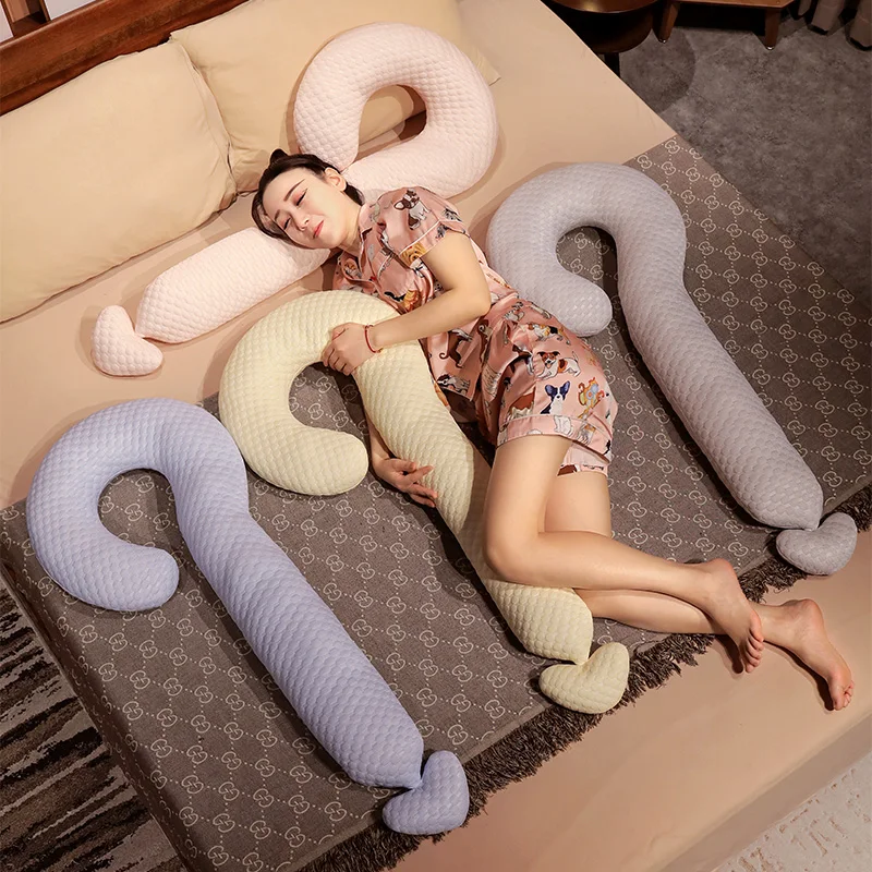 Cartoon Question mark Plush Pillow Stuffed Soft Sofa Cushion Room Decoration Dolls for Pregnant Women Sleeping Birthday Gifts