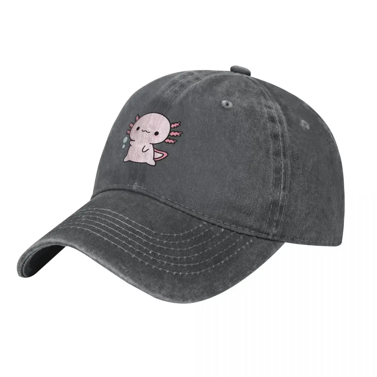 Cute Axolotl Salute Baseball Cap Thermal Visor Snap Back Hat Women's Beach Outlet Men's