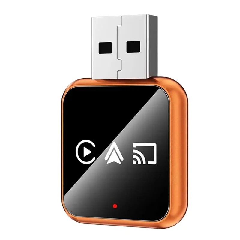 

USB-адаптер B68C для CarPlay, 3-в-1: беспроводной CarPlay, Android Auto, Smart Mirror Link для Android