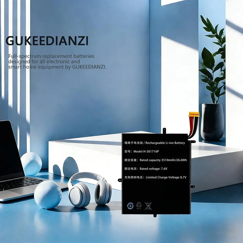 

For Teclast F5 2666144 NV-2778130-2S Jumper Ezbook X1 Laptop Battery 3500Mah Long Lasting H-30137162P High Compatibility