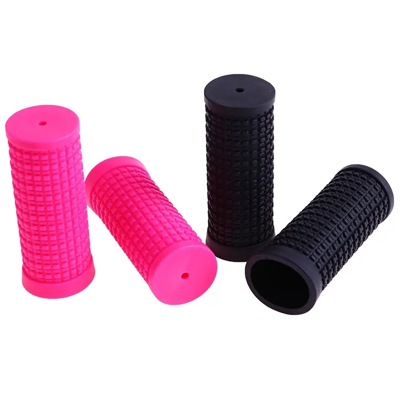 Hot Sale 2pcs Bicycle Rubber Slip On Short Handlebar Grips Non-Slip Handle Bar Bike Parts