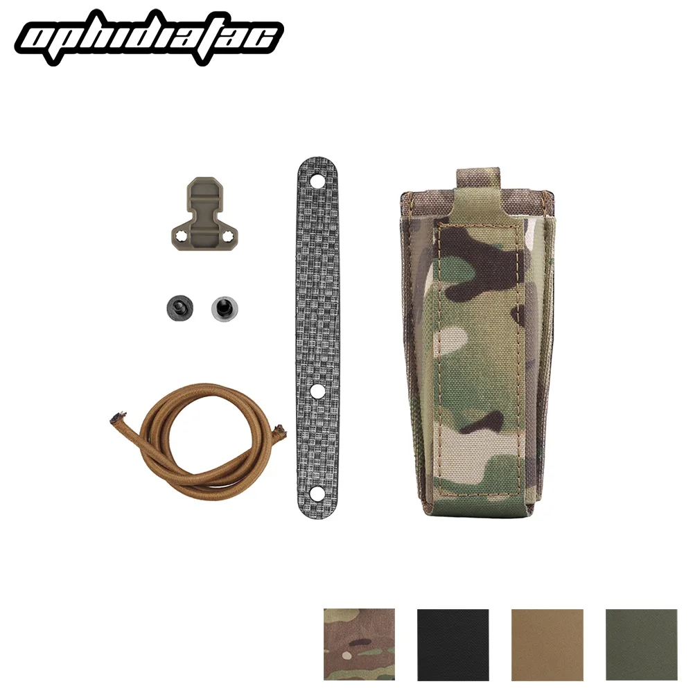 OPHIDIAN Molle System Lightweight Waist Belt Multi-Angle Magazine Pouch for 9mm Waist Bag Shooting Hunting Accessories