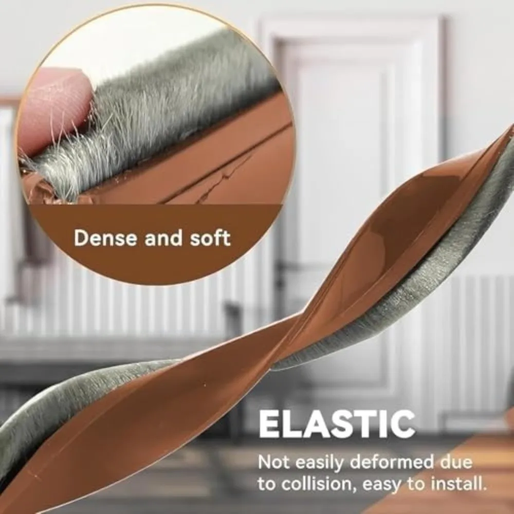 المهنية البلاستيكية مسودة الباب سدادة ذاتية اللصق 100 سنتيمتر الباب الاجتياح فرشاة عازلة للصوت تصميم الطقس تجريد غرفة نوم #2