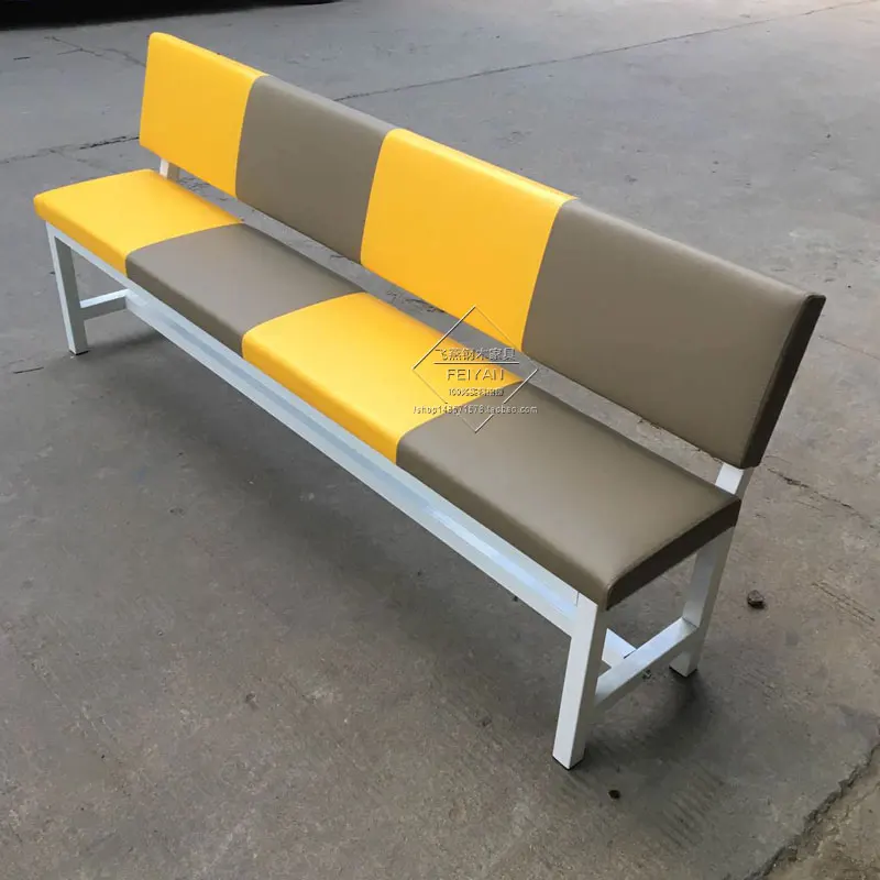 Upholstered backrest benches, clinic waiting chairs, sofas, benches, indoor arena resting benches, upholstered benches