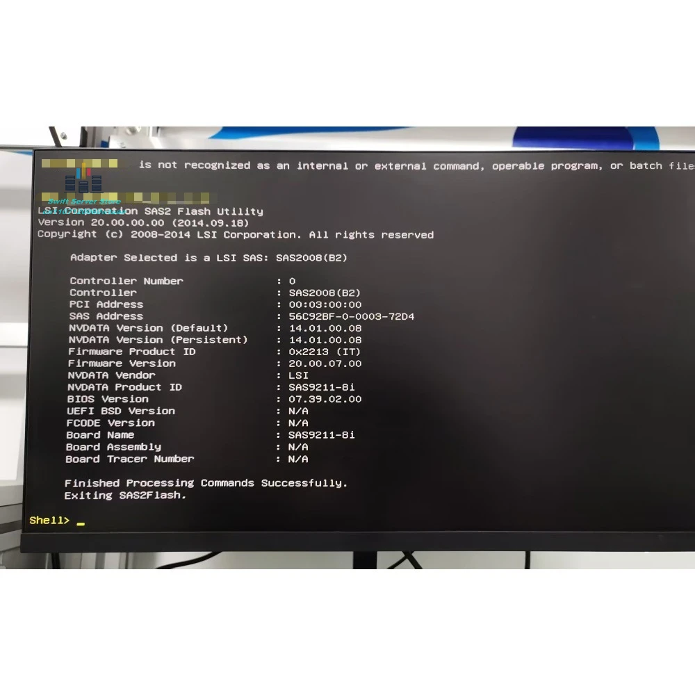 INSPUR 9211-8i IT Mode HBA – 8-Port 6Gbps SAS/SATA Controller, PCIe 2.0 x8, Firmware P20, Ideal for NAS/ZFS/unRAID