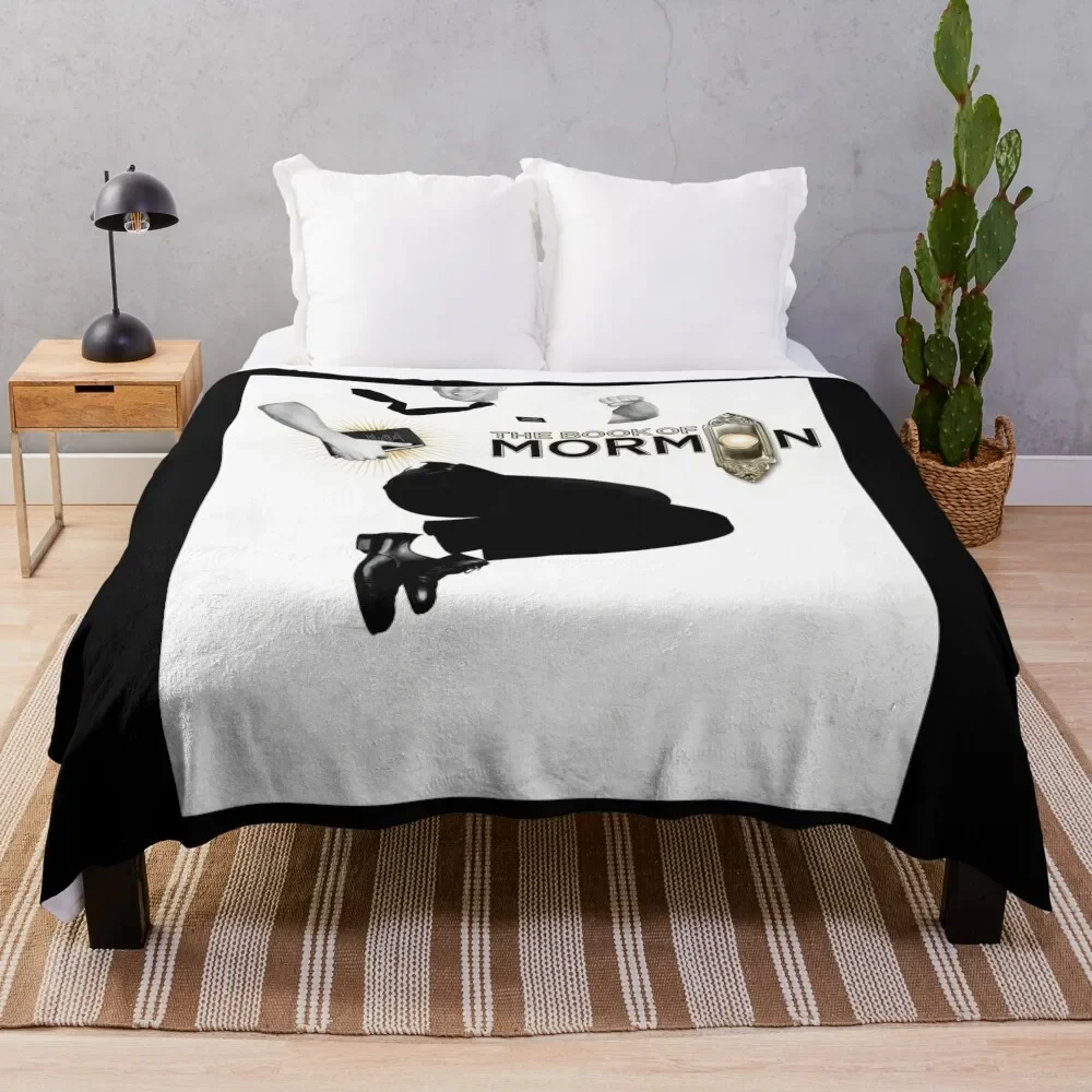 

Book Of Mormon Poster Throw Blanket Long Lasting Soft Plush Blanket for Daily Use