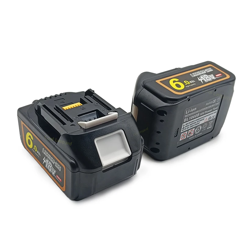 ใหม่ BL1860 18V 6.0Ah ชาร์จ Li-Ion แบตเตอรี่สำหรับ Makita 18V เครื่องมือ BL1860b BL1850b BL1840 LXT-400เปลี่ยนแบตเตอรี่