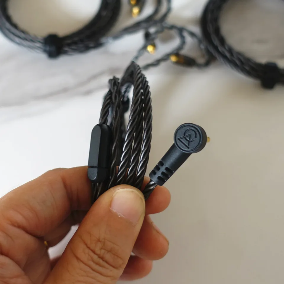 Original ALO Audio Super Smoky Litz IEM HIFI Earphone Cable 2.5