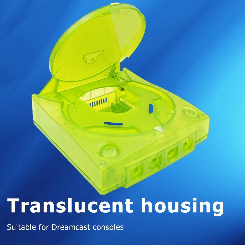 Replacement Plastic Shell Translucent Case for SEGA Dreamcast DC Retro Video Game Console Protective Box Housing Frame Boxes