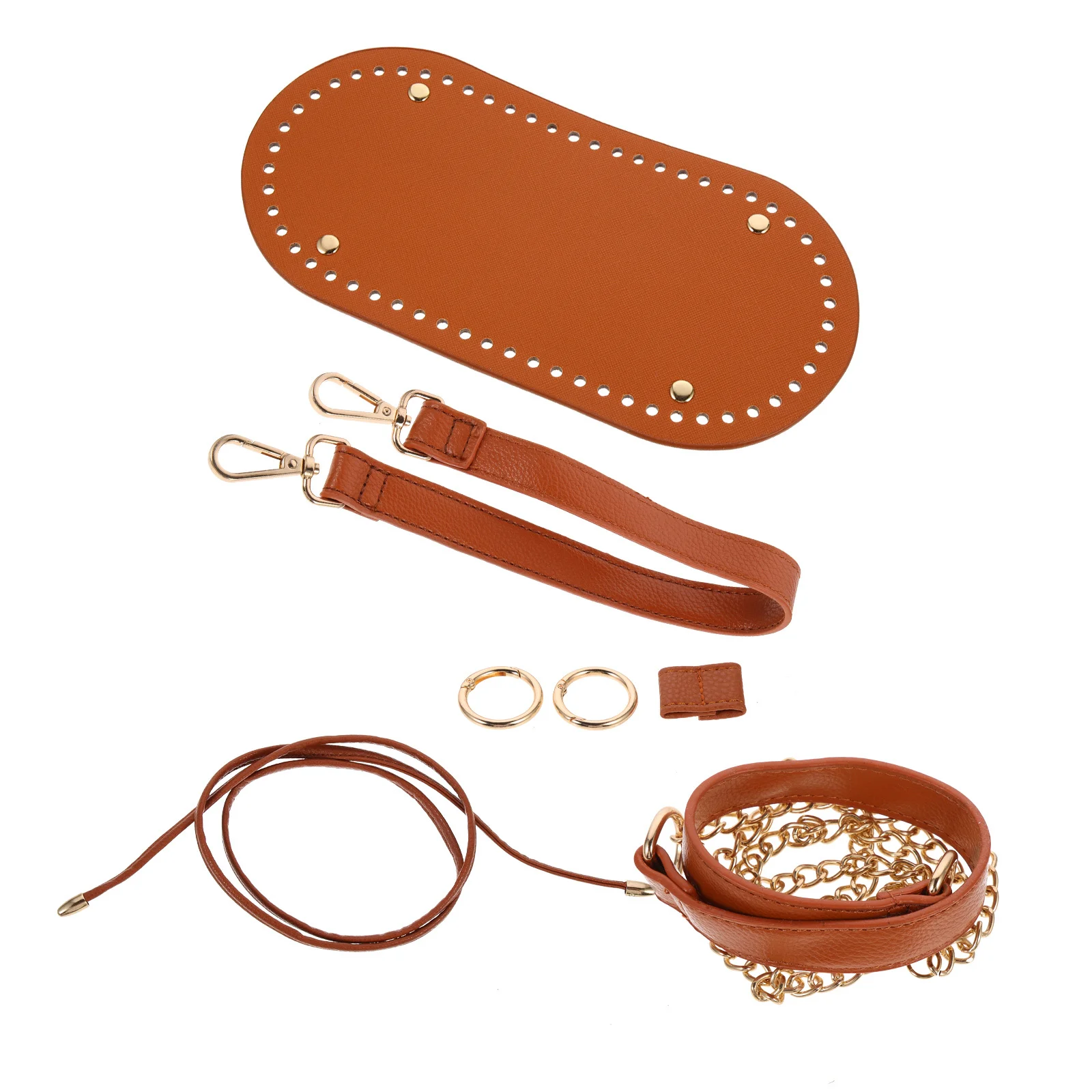 

1 set 1 Set Diy Woven Bucket Bag Material Kit Lightweight Durable Handmade Rattan Shoulder Cross Body Bag Craft Accessory