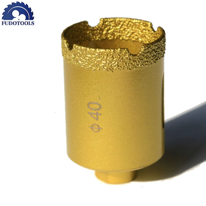 Imagem -02 - Venda de Peça 60100 mm Soldada Perfuração a Seco Anjo Moedor Diamante Mármore Buraco Viu M10 para Perfuração de Telha de Mármore Béton à