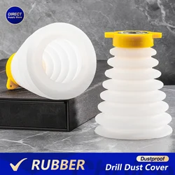 Drill Dust Cover Collector Scalable Rubber Dustproof Dust Bowl Device Power Tool Utility Accessories for Electric Hammer