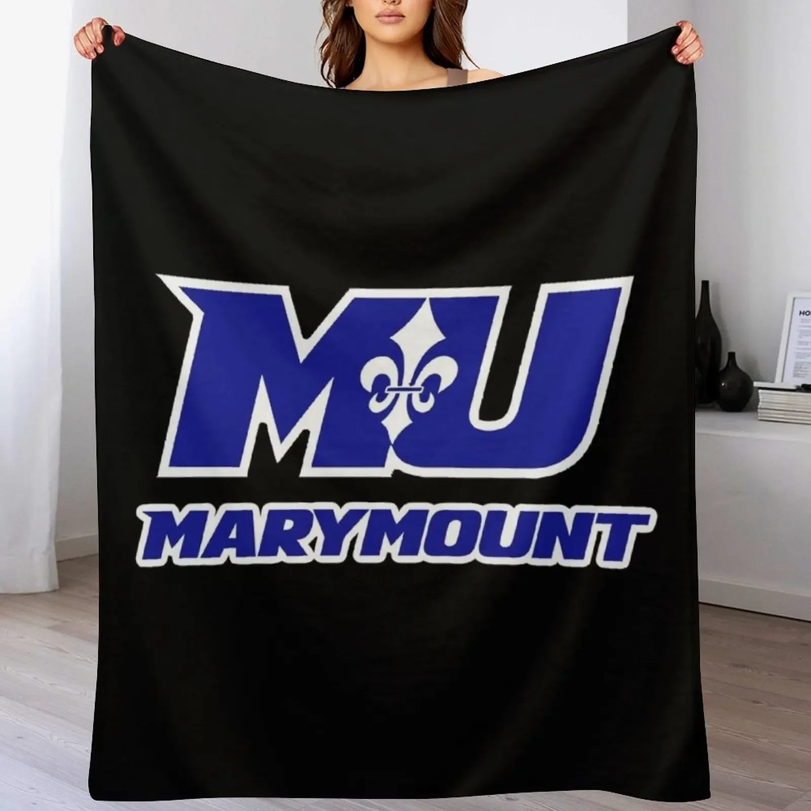 

Marymount logo . shirt Throw Blanket Flannel Fabric Tourist Luxury Blankets