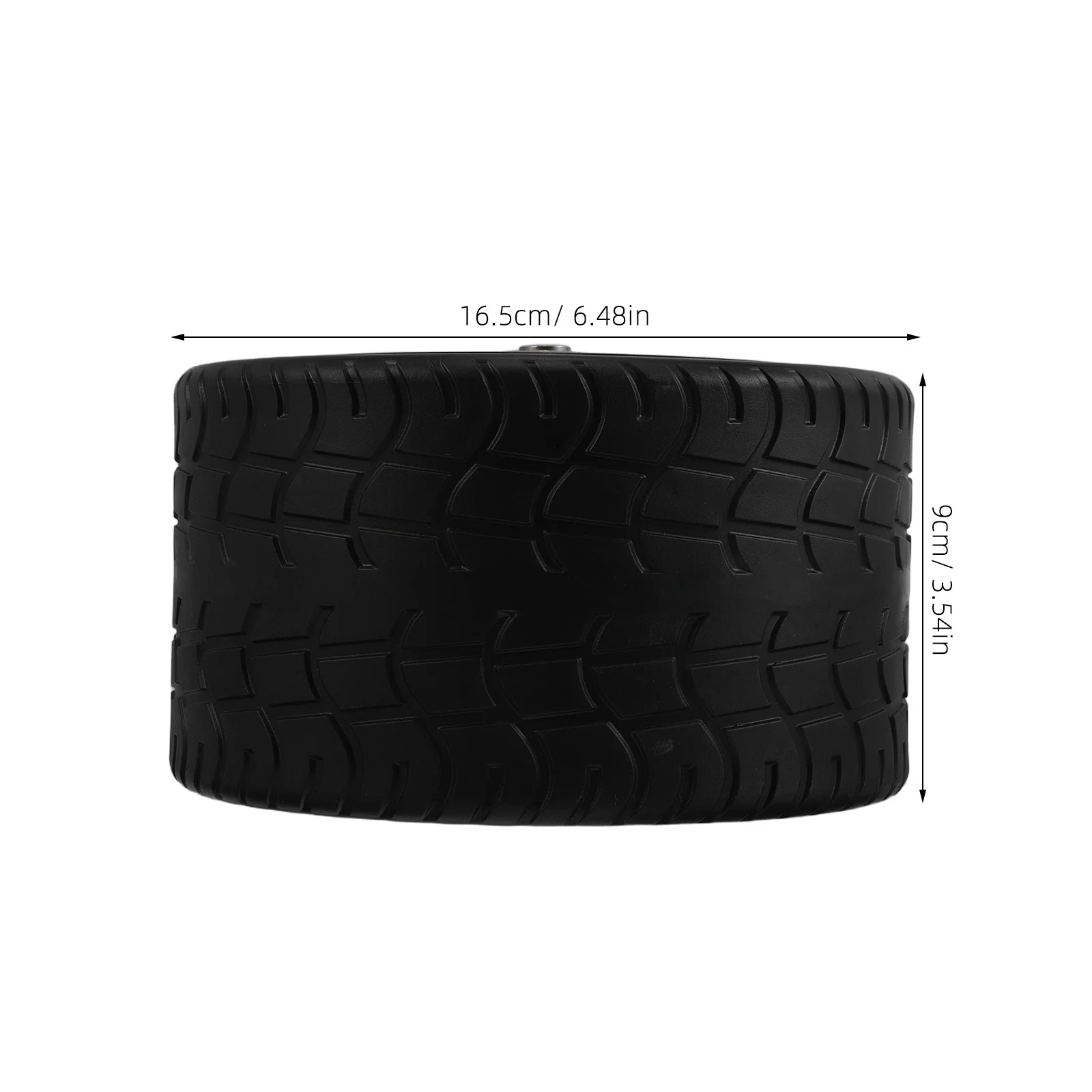 Heavy Duty Solid Wheel for Outdoor Camping Carts with Dual Bearings All-Terrain Replacement Tires for Utility Wagons Garden