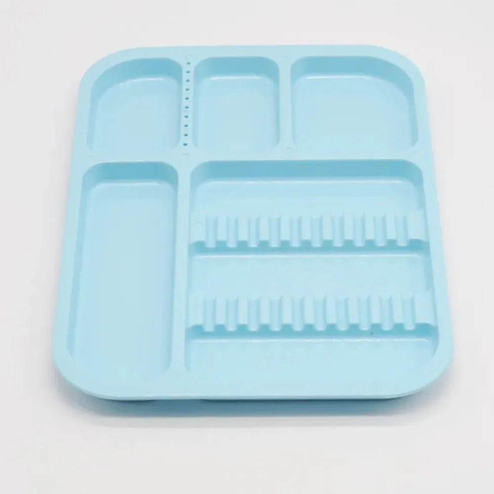 

1Pcs Dental Lab Dental Chair Tray Divided Separate Type Plastic Instrument Autoclavable Dental medical products