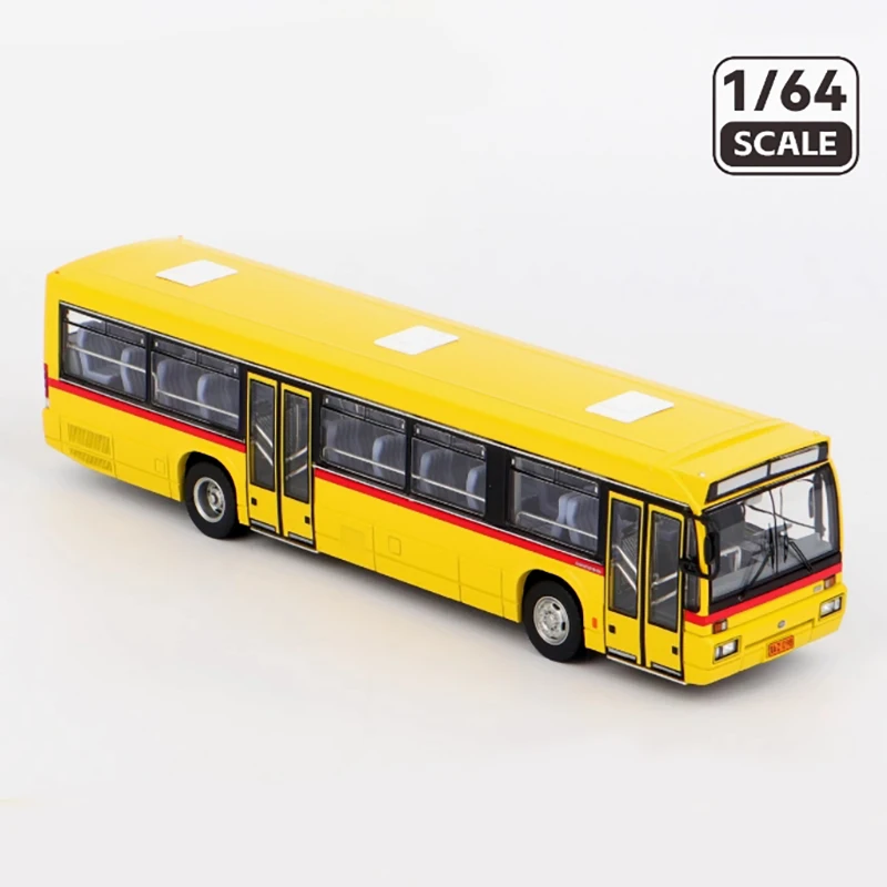 Nieuwe Mold 1:64 Schaal Dandong Huanghai DD6121HS Bus Model Niet Lege Versie Eindproduct Op Voorraad Favoriete Collectie Cadeau